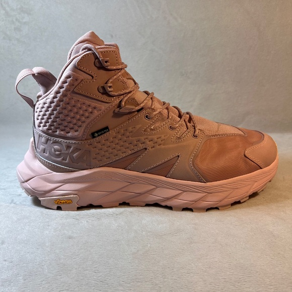HOKA ANACAPA Mid Gore-Tex Waterproof Hiking Unisex Shoe Boot Peach Sz 13W/ 11.5M - Picture 13 of 16